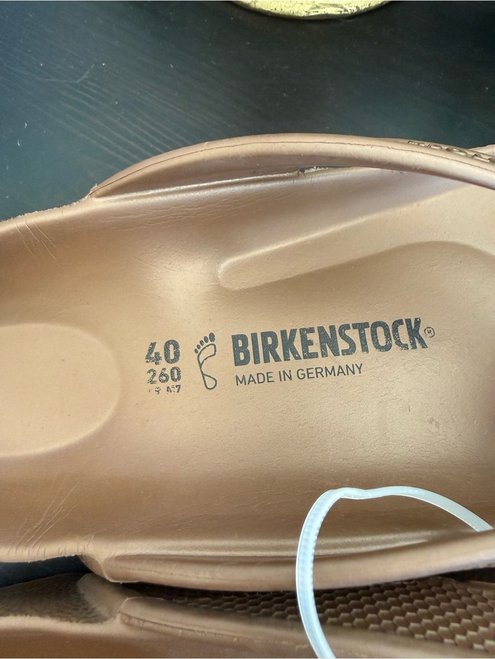 BIRKENSTOCK HONOLULU THONG SANDAL FLIP FLOPS METALLIC COPPER women 9 men 7 - Picture 6 of 8